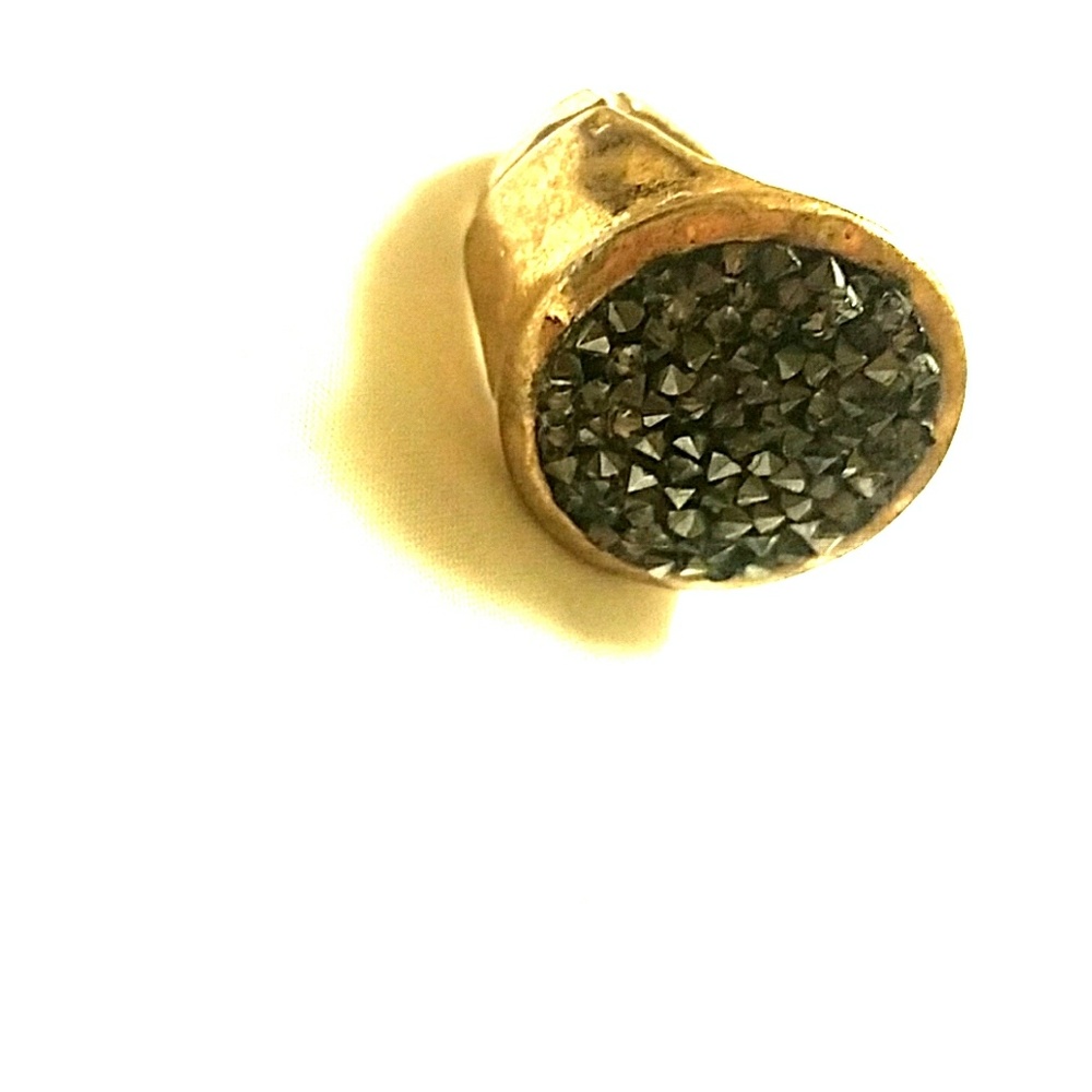 Gold and stone ring